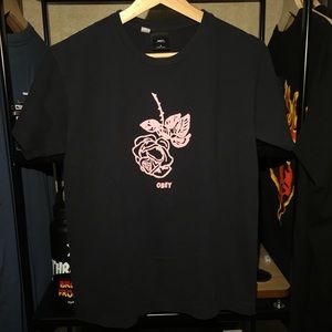 Obey Tops - Obey Rose Tee Obey Tops - Obey Rose Tee